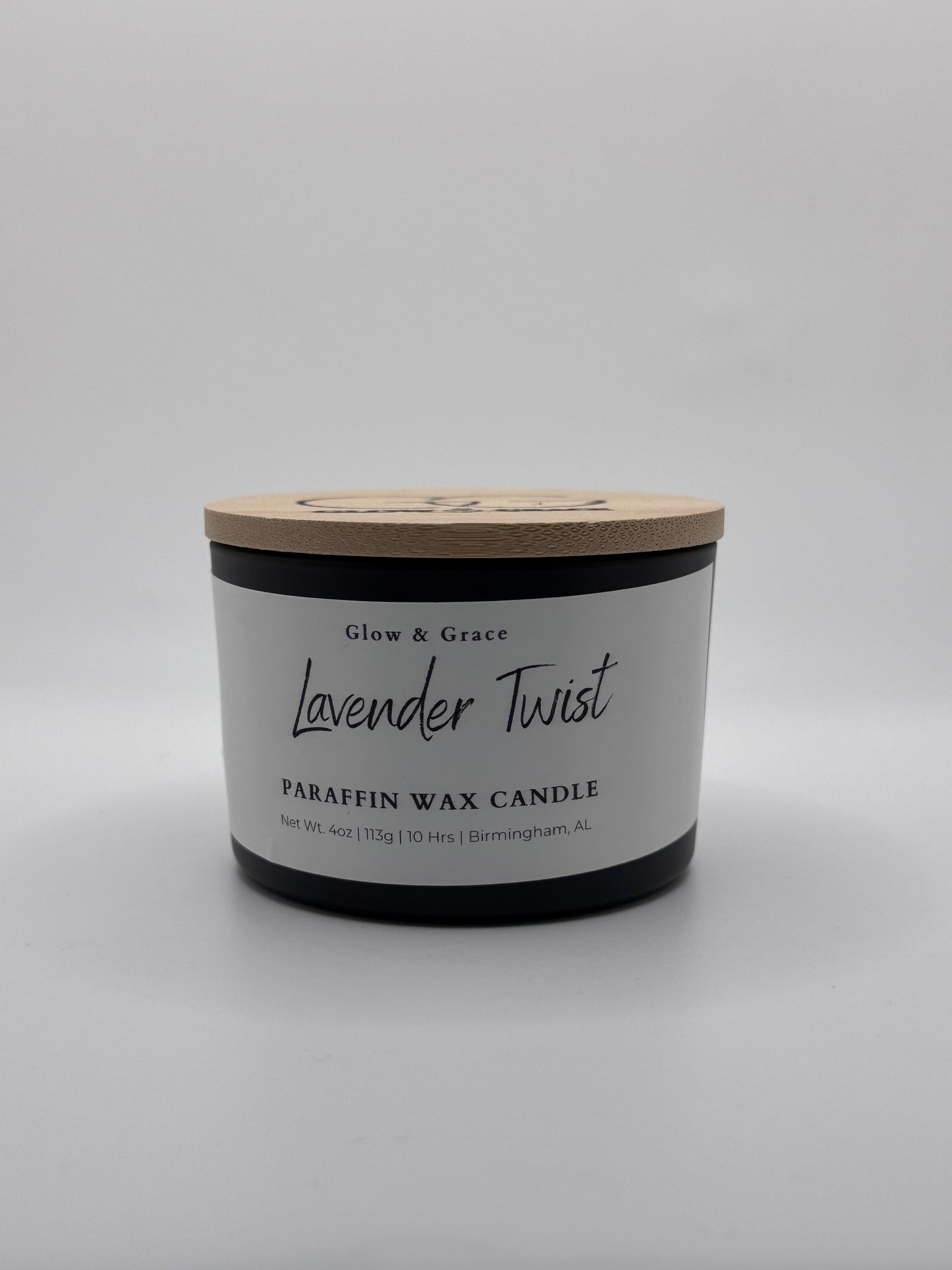 4oz Paraffin Wax Candle - LAVENDER TWIST