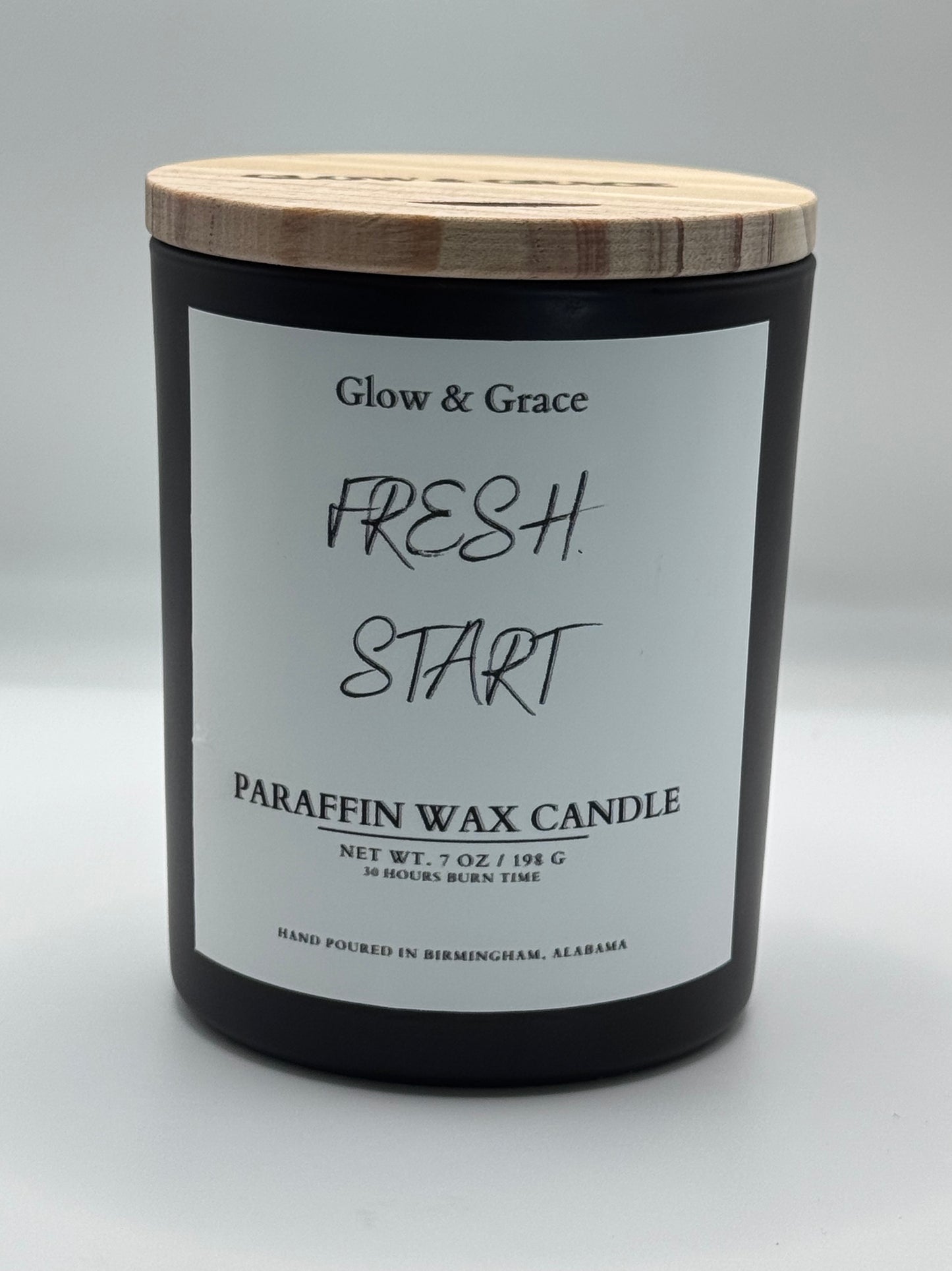 7oz Paraffin Wax Candle - FRESH START