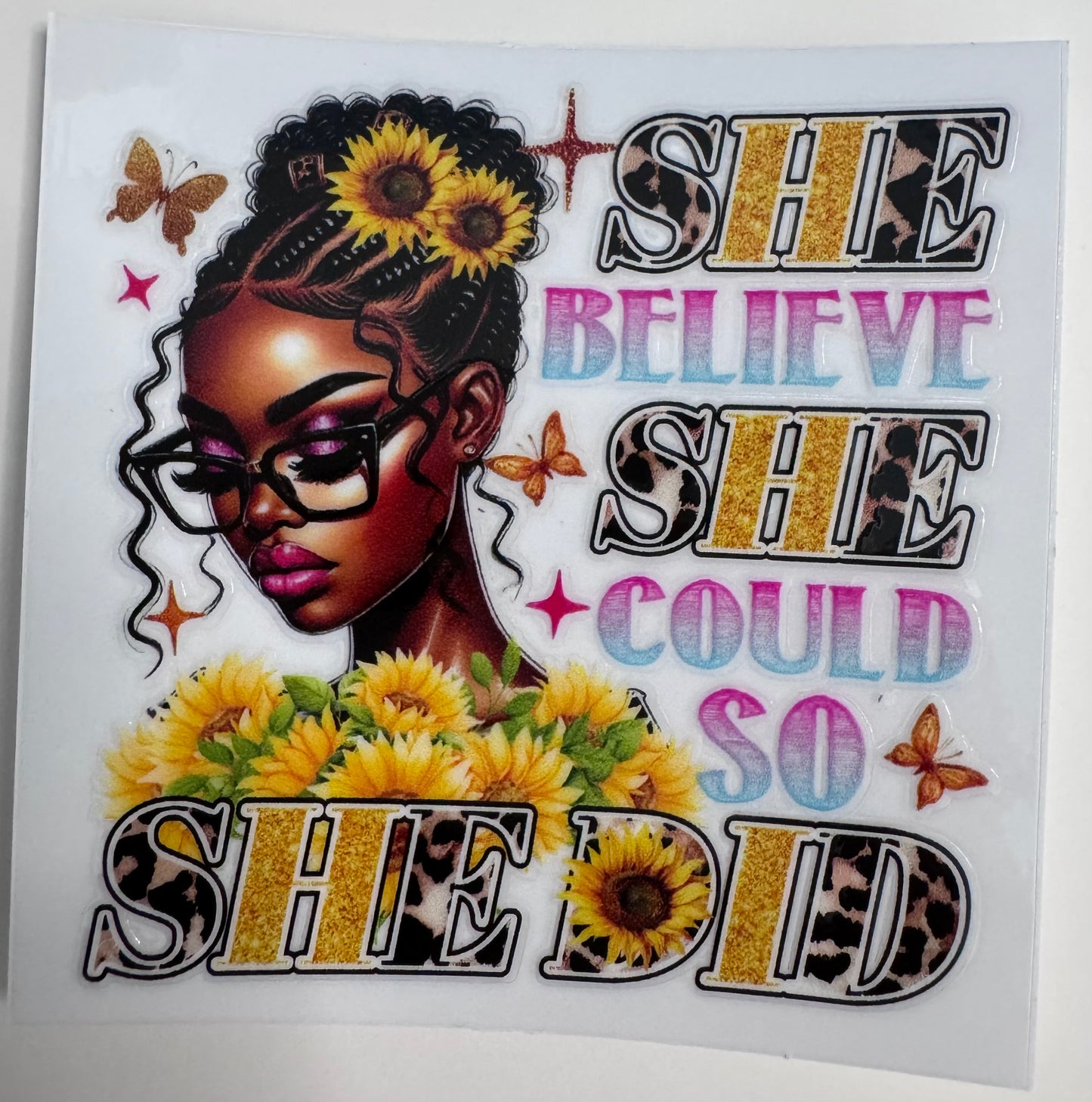 Black Girl Decal #1