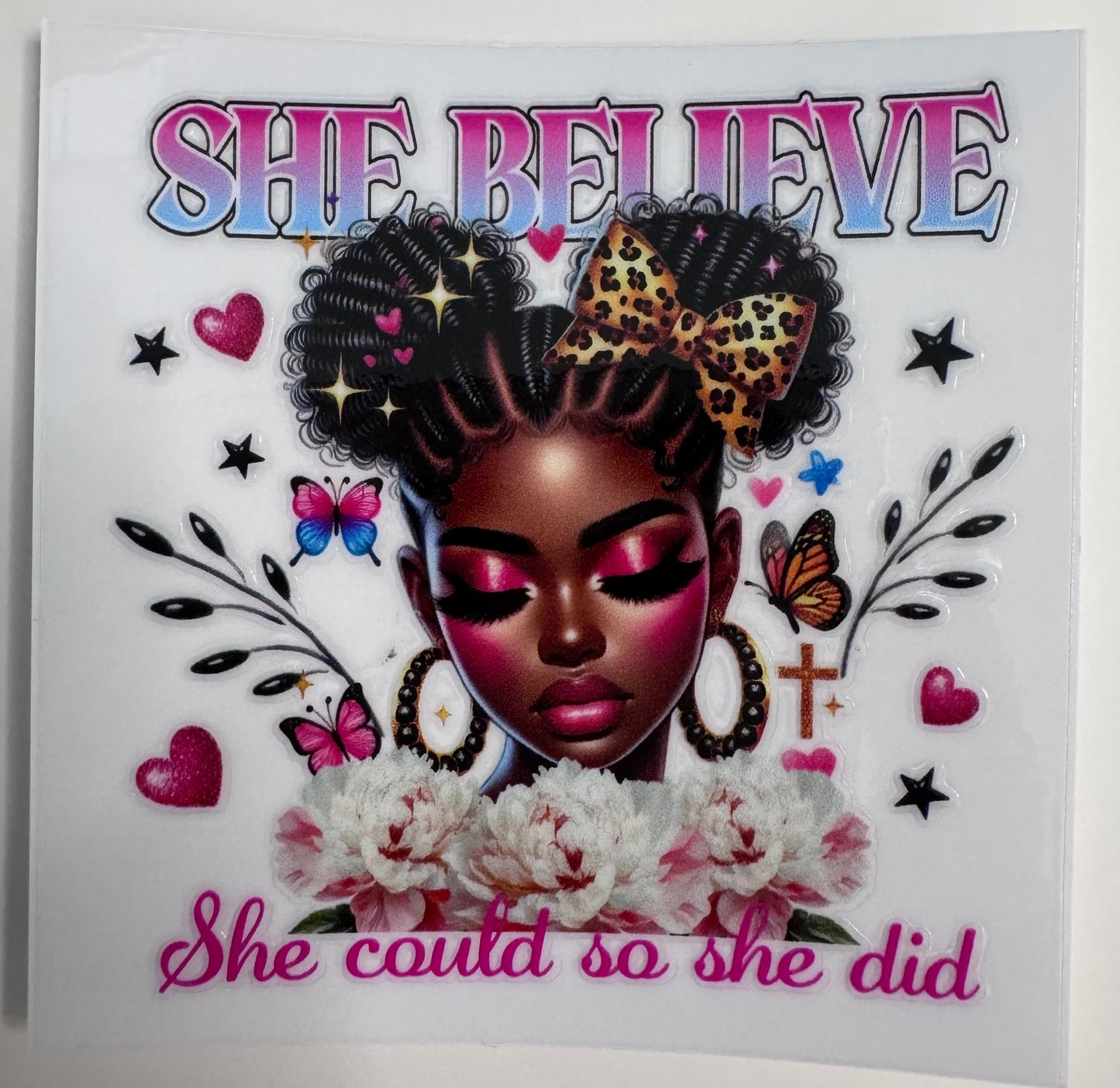 Black Girl Decal #1