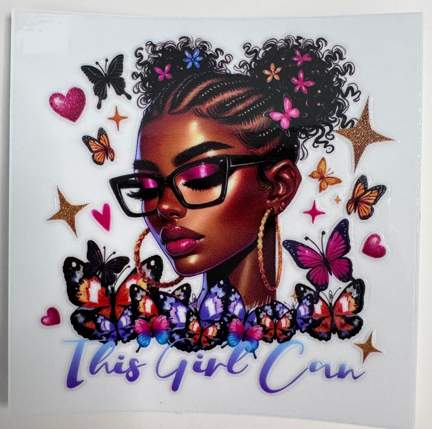Black Girl Decal #1