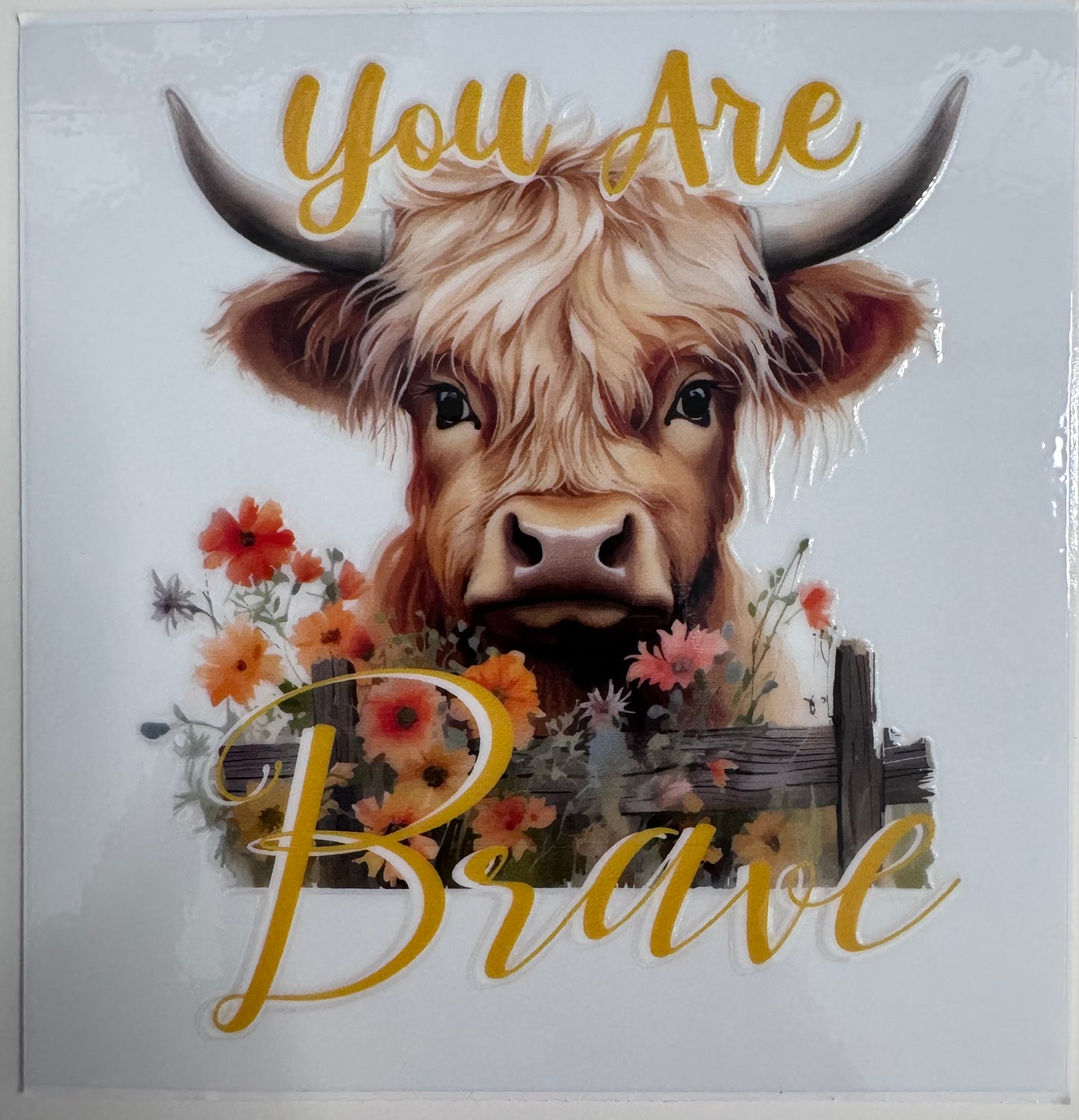 Cow You Are Enough Decal #1