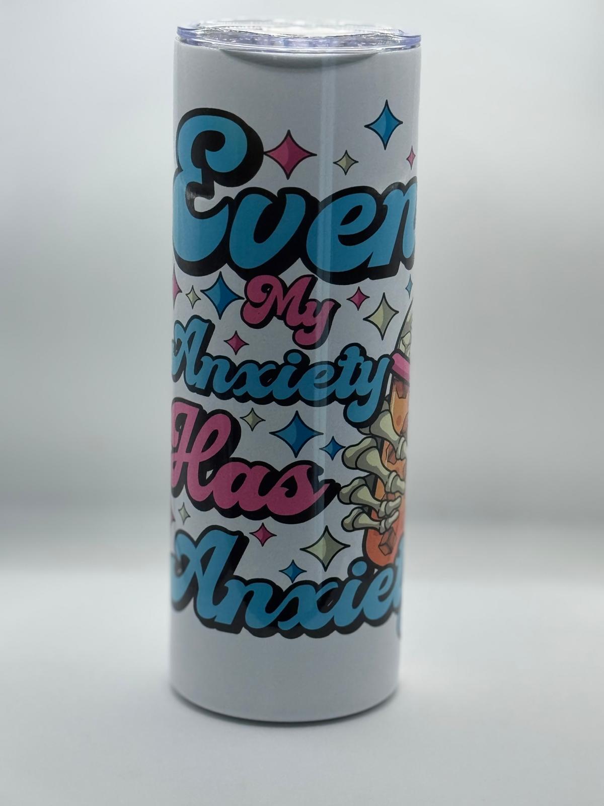 20oz Stainless Steel Tumblr w/ metal straw