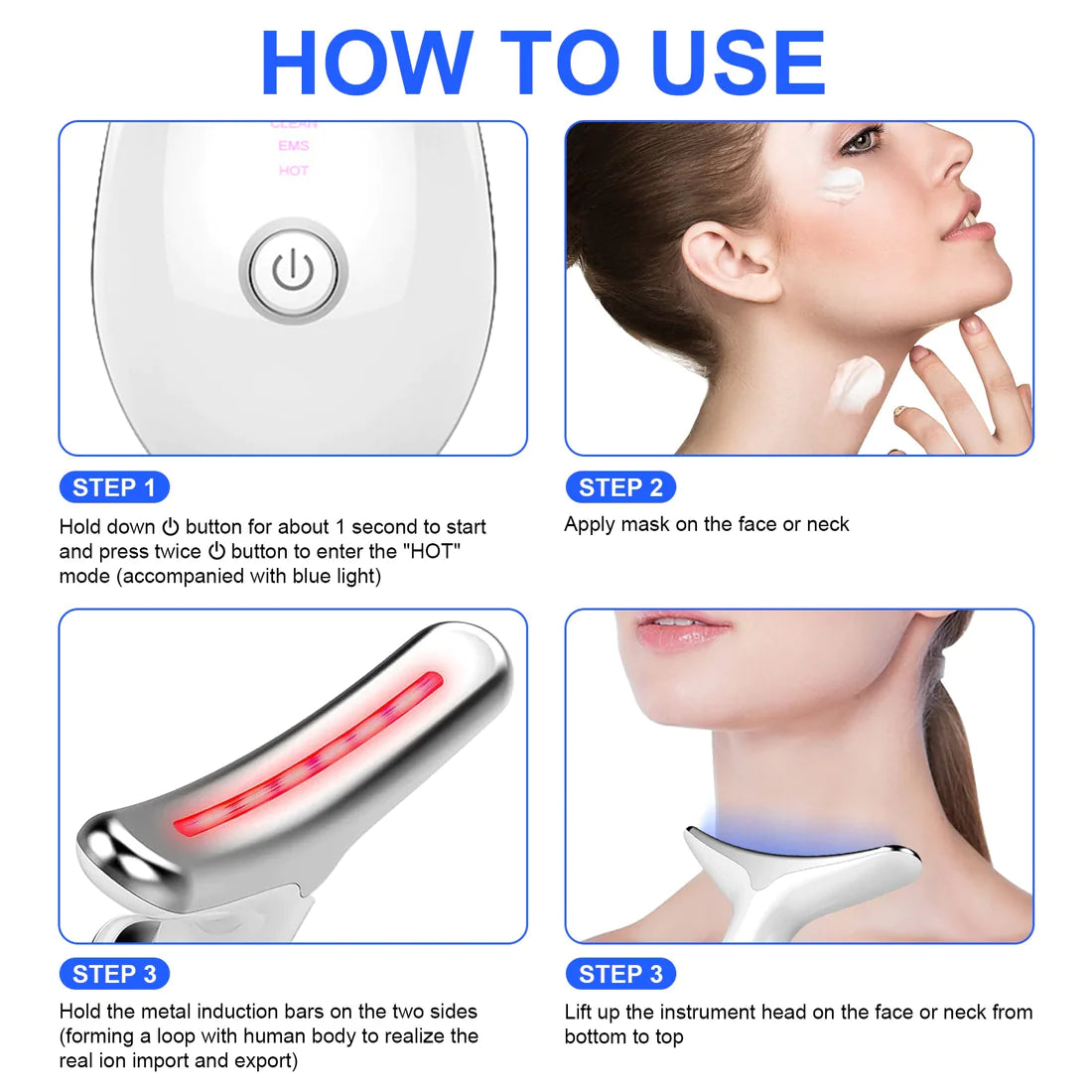 YouthLift Anti-Wrinkles Neck & Face Massager