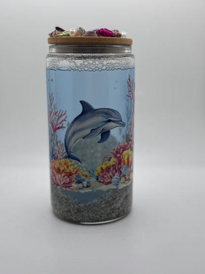 16oz Snow Globe Ocean Harmony Tumbler