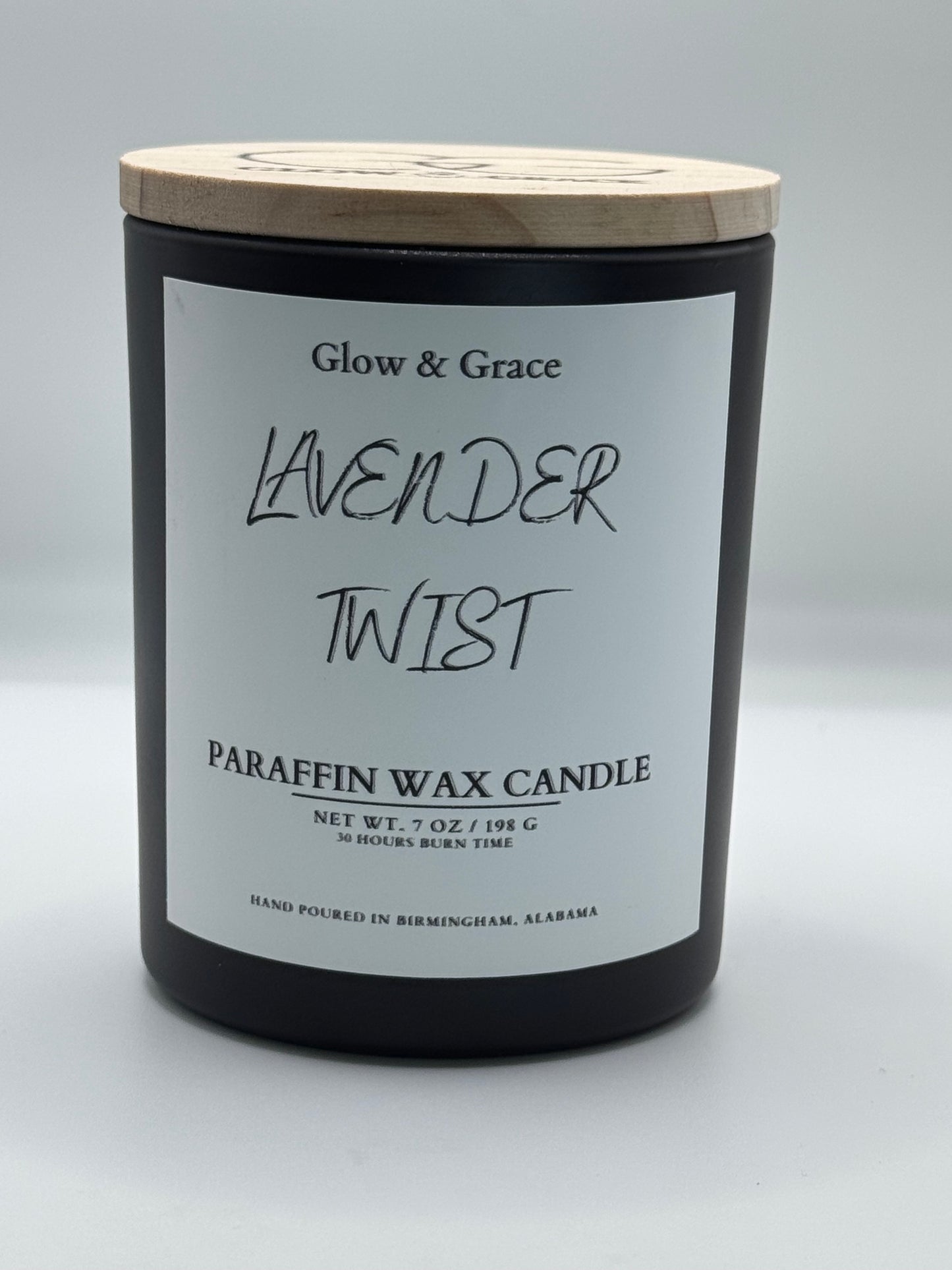 7oz Paraffin Wax Candle - LAVENDER TWIST