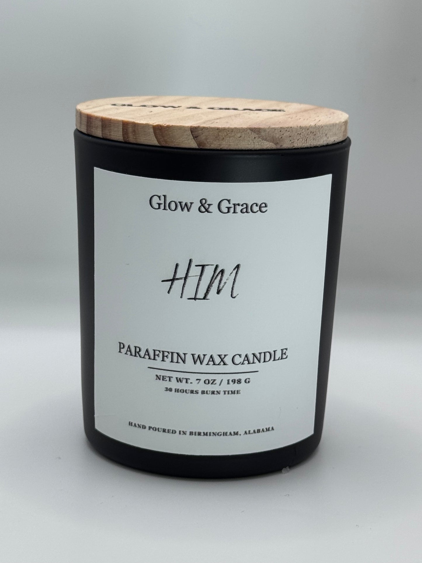 7oz Paraffin Wax Candle - HIM