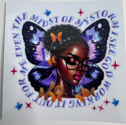 Black Girl Decal #1