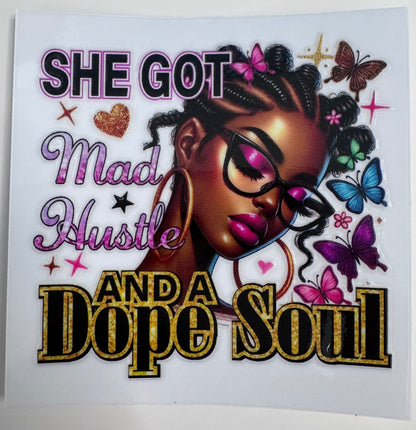 Black Girl Decal #1