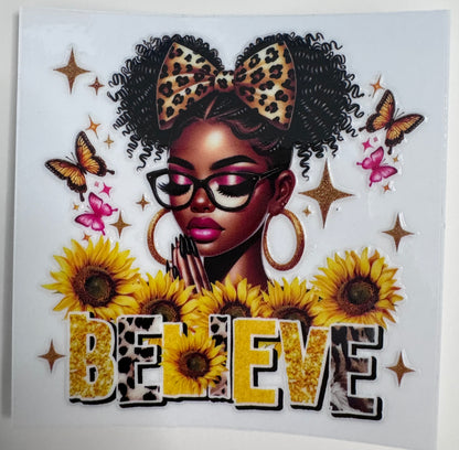 Black Girl Decal #1